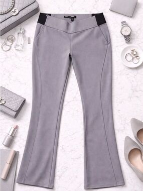 Simply Vera Wang Gray Pull On Dress Pants L